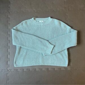 BP Soft Green Cotton Blend Knit Sweater